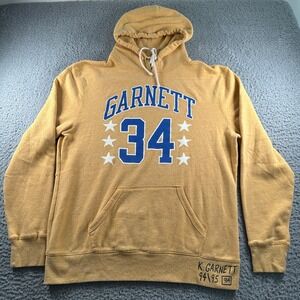Roots of Fight Kevin Garnett 34 Hoodie Mens‎ XXL Pullover Sweatshirt Gold
